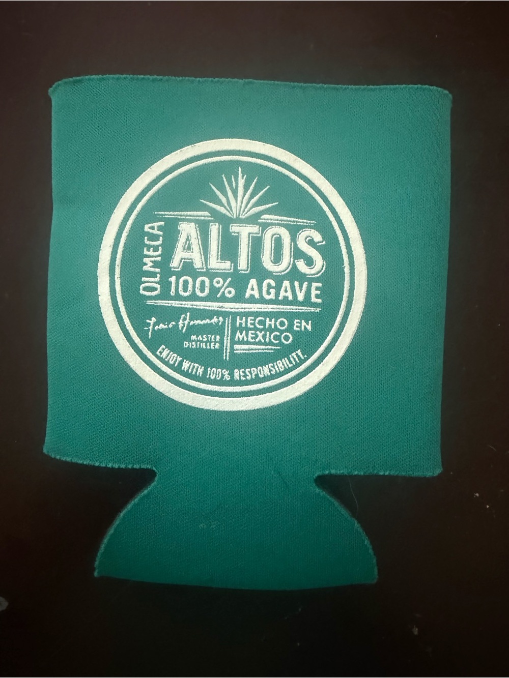 Altos 100% Agave Teal Koozie